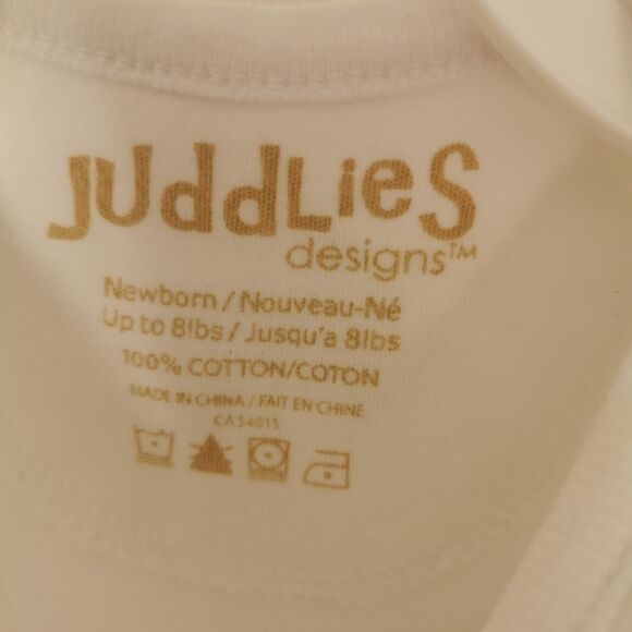 *free Juddlies cotton onesie newborn - Picture 4 of 4